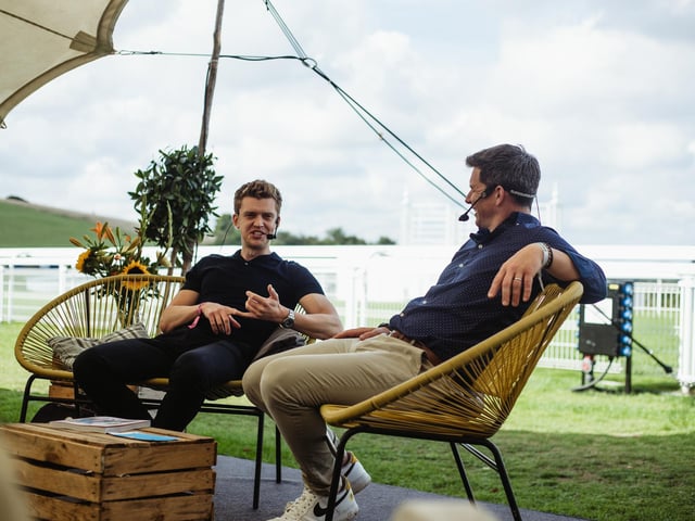 Visitors got to enjoy talks.