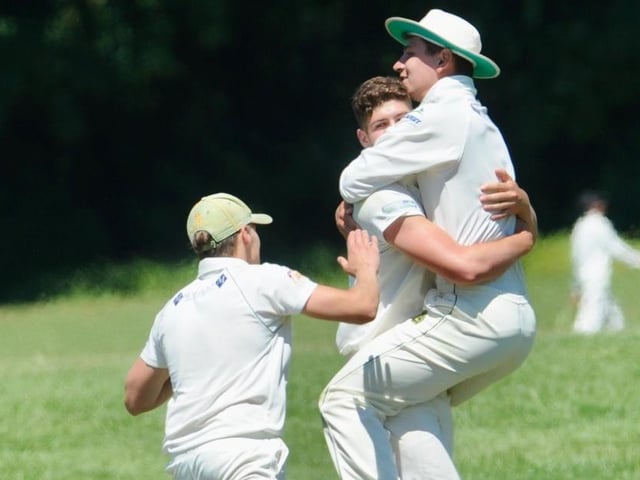 Action from Chippingdale v Broadwater CC in Division 4 West of the Sussex Cricket League