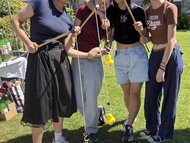 Mayfield Girl’s School students ‘hook a duck’