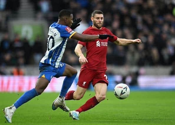Brighton are in the running to sign James Milner from Liverpool
