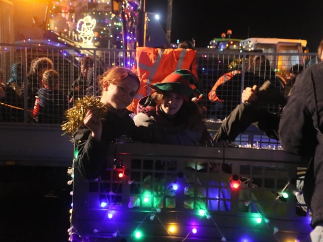 The Christmas Tractor Run 2024 leaving Hastings Old Town on December 21. Photo by Roberts Photographic.