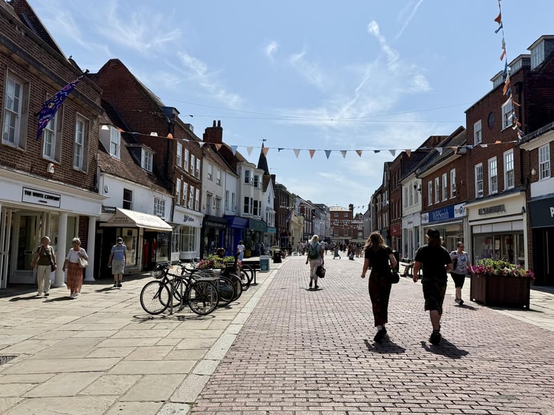 Chichester in the summer sun