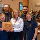 Sky Park Farm Shop team with Award.