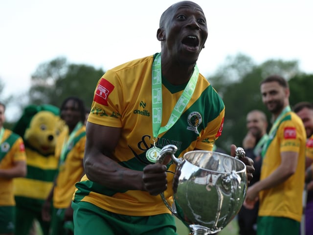 Natalie Mayhew's pictures of Horsham FC's Isthmian League title celebrations