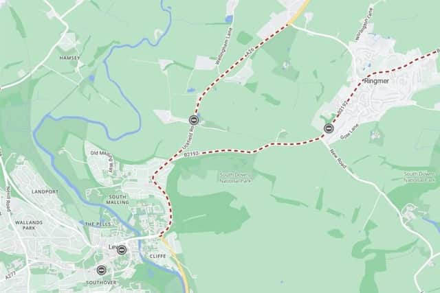 The section of the A26 and the B2192 Lewes Road was meant to re-open at 5am this morning (March 14).