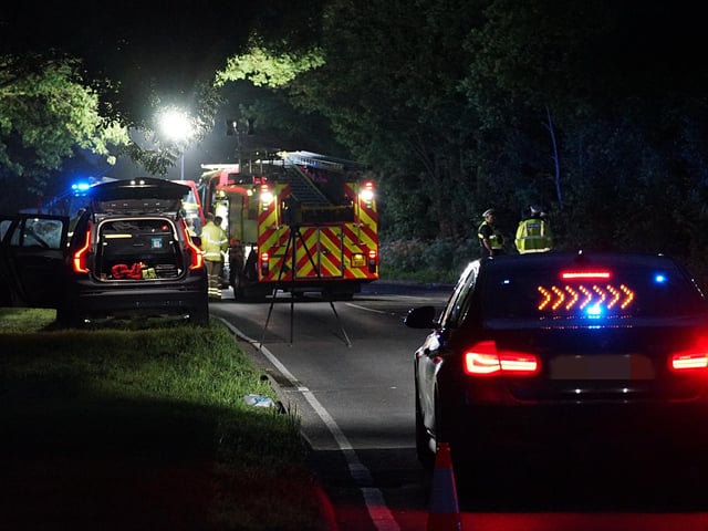 Emergency services at the scene of the collision. Picture: Sussex News and Pictures