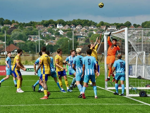 Lancing beat Worthing United 2-0 in a pre-season friendly. Photographer Stephen Goodger was there to catch the action