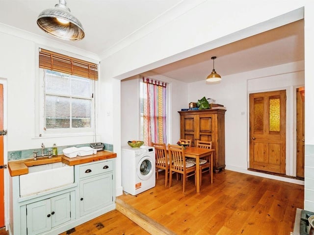 This five-bedroom, semi-detached house, close to the beach and town centre, has just come on the market with Fox & Sons priced at £775,000