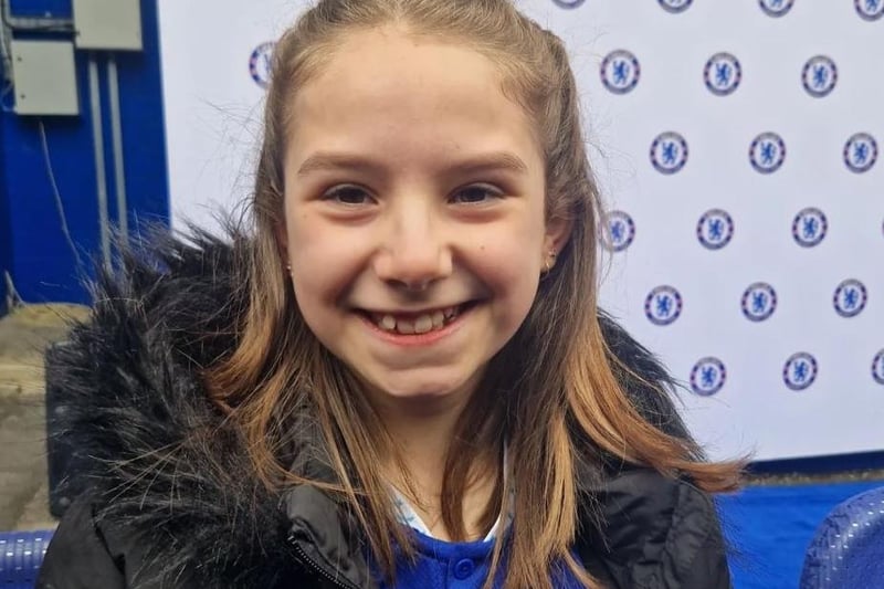 Alexis Fay is all smiles at Stamford Bridge