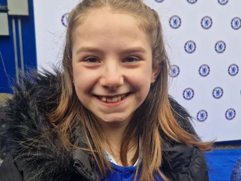 Alexis Fay is all smiles at Stamford Bridge