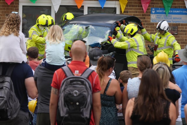 Haywards Heath Fire Station opened their doors and welcomed back the local community for the first time since 2019