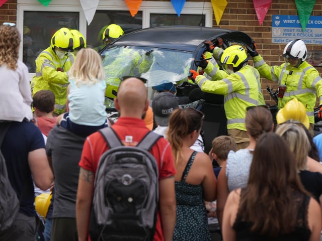 Haywards Heath Fire Station opened their doors and welcomed back the local community for the first time since 2019