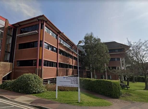 Staff at the Princess Royal Hospital, Haywards Heath, need a permit to park after the end of the Government's free parking scheme. Picture: Google Street View