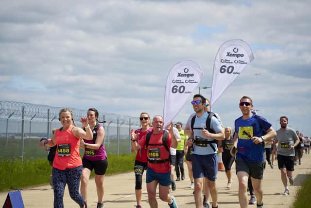 London Gatwick has helped raise more than £10,000 for local charities, including helping to provide 1,600 healthy breakfasts for disadvantaged school children, after the airport donated 200 charity relay places for last weekend’s Run Gatwick. Pictures by Justin Lambert