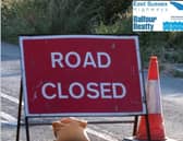 Powdermill Lane at Battle is closed due to a fallen tree