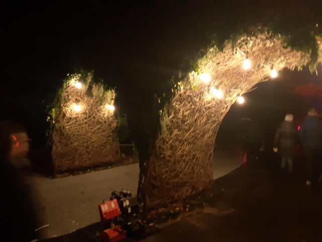 An enchanting winter lantern trail at Wakehurst Place