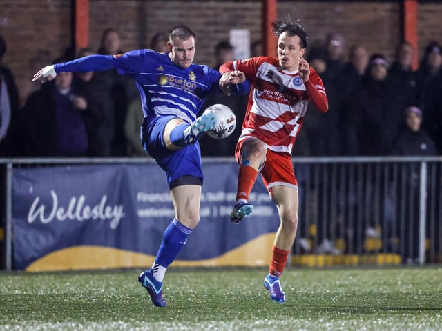Action from Eastbourne Borough v Aveley