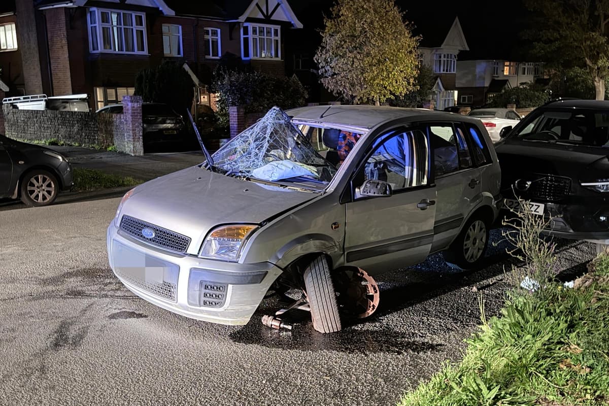 Man sustains ‘minor injuries’ after vehicle overturns in Eastbourne