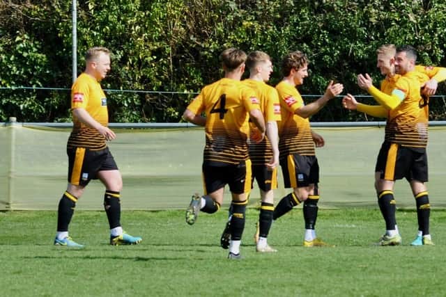 The Marigolds have had a good season in their first year in Isthmian south east - but joint boss Mitch Hand wants more next term | Picture: Stephen Goodger