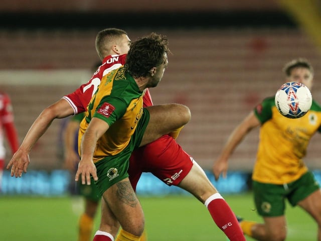 The best of the action from the pitch and the stands from Horsham's 3-3 draw at Barnsley in the FA Cup first round