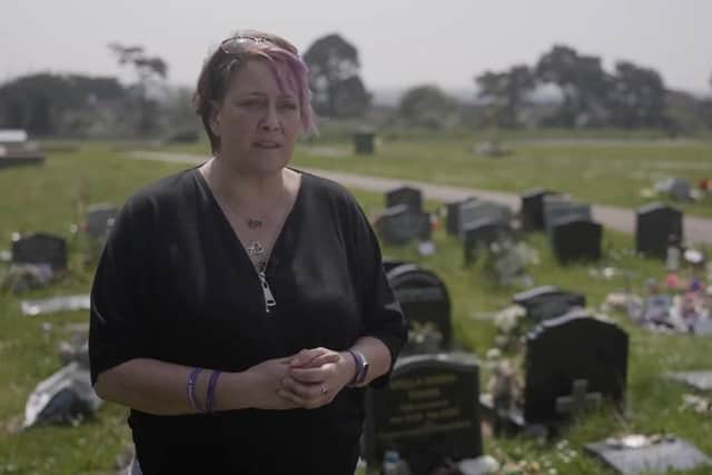 Billy & Beyond founder Nicci Parish speaking on the film Live by Choice not by Chance, Beyond Billy about her son and her charity's drug awareness work