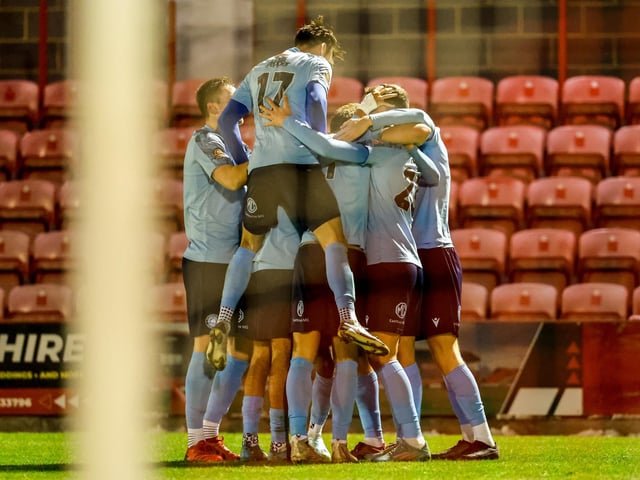 Action from Eastbourne Borough's superb 2-0 National League South win away to leaders Ebbsfleet