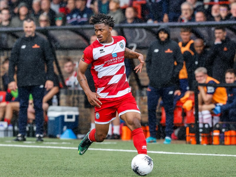 Images from Eastbourne Borough's 2023-24 season opener, a 1-0 National South home win over Hampton and Richmond
