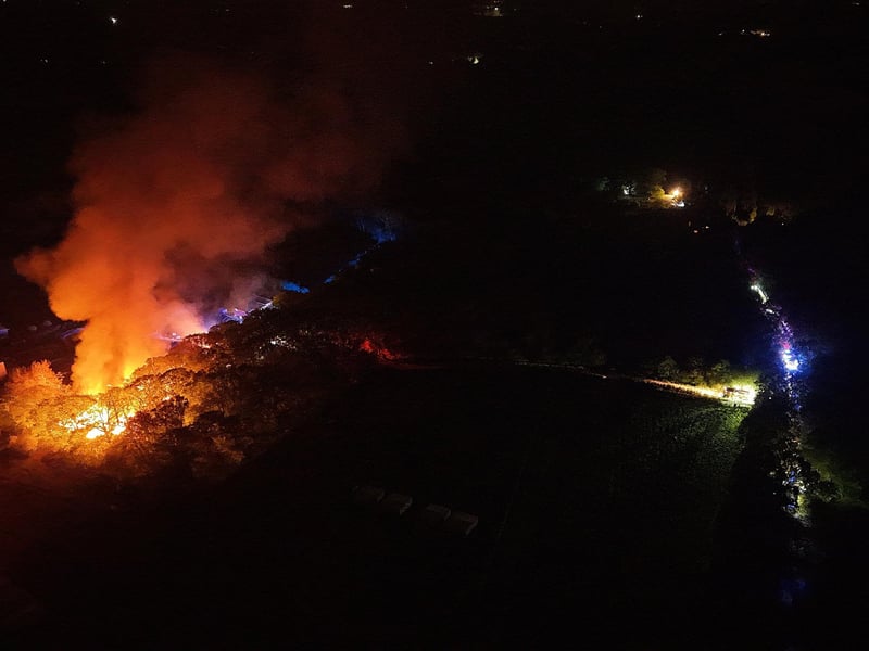 Residents also reported seeing 'orange flashes'. Photo: Dan Jessup