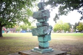Figure of Stability in St John's Park, Burgess Hill, photographed in September this year by Hollie Robards, HR26090101
