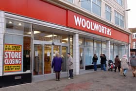 The Woolworths store in Montague Street, Worthing, closed in 2008