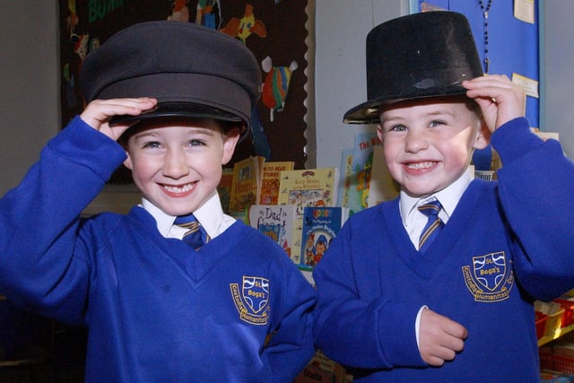 New starters at St Bega's Catholic Primary School in January 2003. Recognise them?