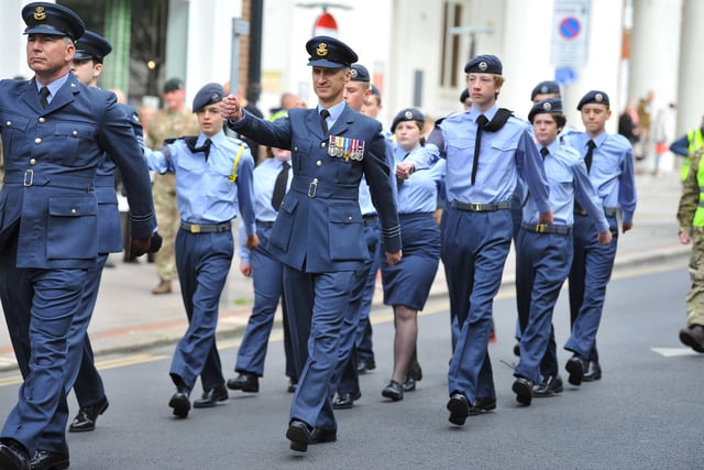 Worthing Armed Forces Day. Pic S Robards SR2206271