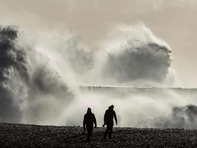 Storm Austen in Eastbourne.