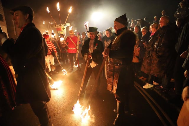 Rye Bonfire 2023. Photo by Andrew Clifton