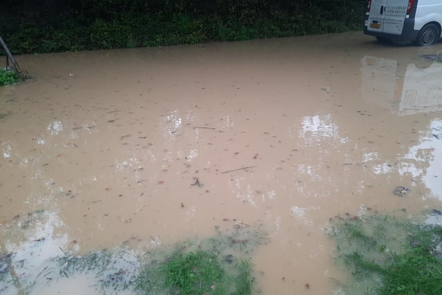 Flooding in Chichester: Pictures show parts of city submerged due to heavy rainfall