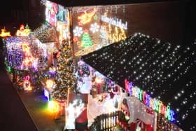 The spectacular Saxifrage Way Christmas Lights are back on in Worthing for 2023