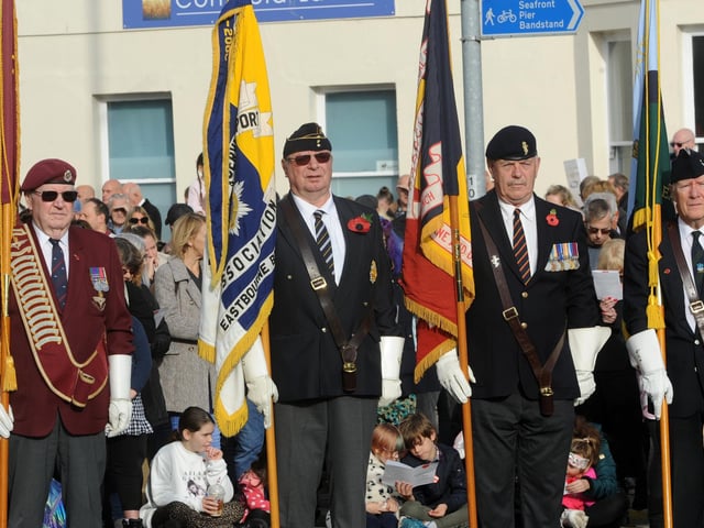 Eastbourne Remembrance Sunday 2022 (Pic by Jon Rigby)