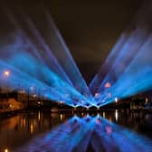 Chichester Canal's laser light show was a huge success