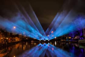 Chichester Canal's laser light show was a huge success