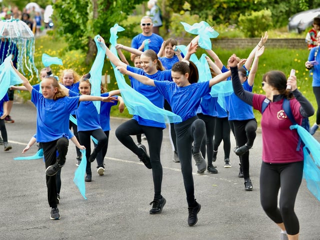 Rhythmic Sparks perform
