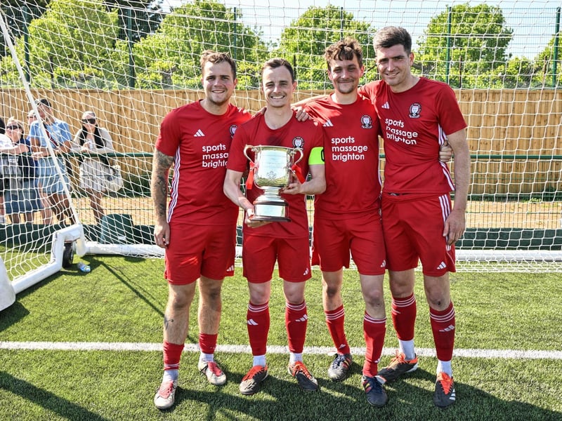 Hassocks FC win the 2024-25 Peter Bentley Cup