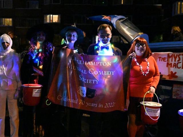 The best group street collection was made by the Littlehampton Musical Comedy Society