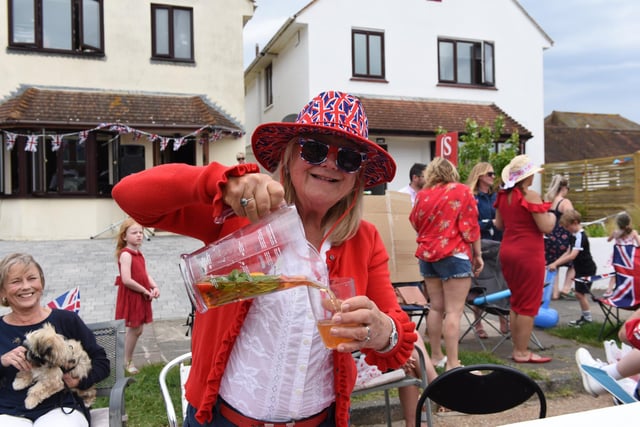Jubilee street party in The Burrells, Shoreham. Picture from Liz Pearce