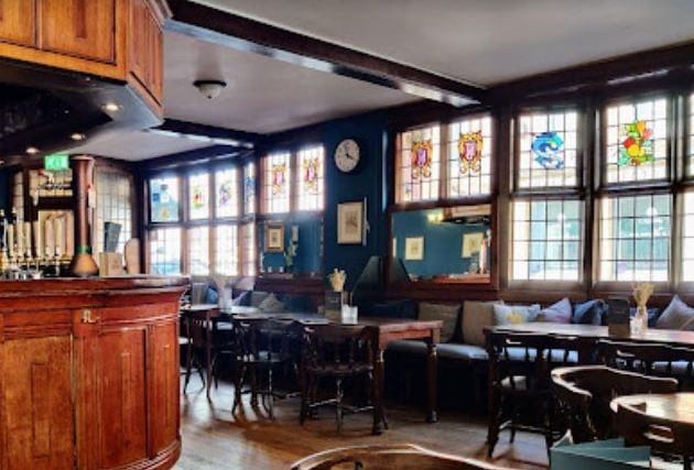 A historic pub serving a wide selection of real ales and pub food