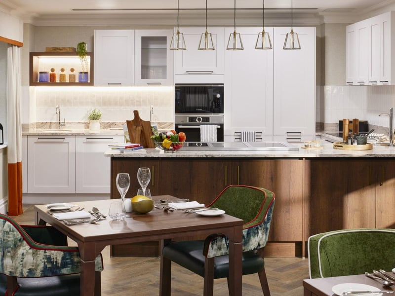 The kitchen.