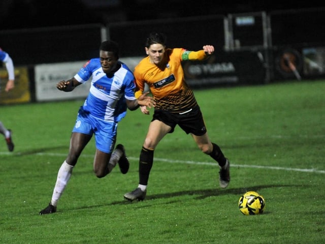 Action from Littlehampton Town v Sheppey in the Isthmian south east division