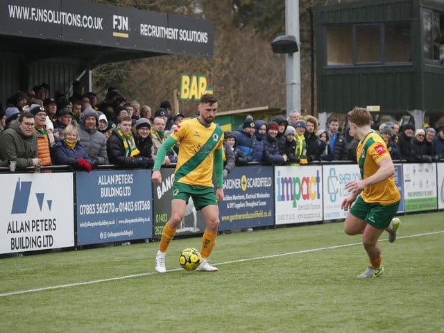 Promotion-chasing Horsham FC were held to a 1-1 draw at home by visiting Chatham Town