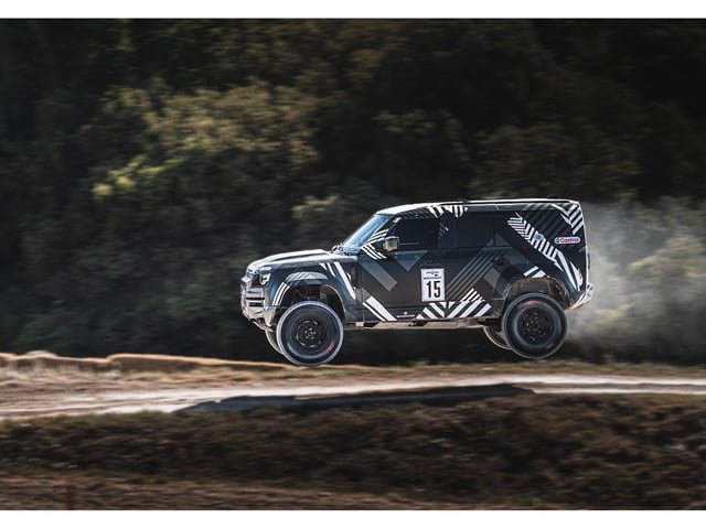 Air time on the Goodwood Hill Climb. Photo: Michael Staunton