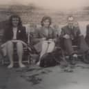 Bob Spanswick on the beach at Worthing as a boy with his family
