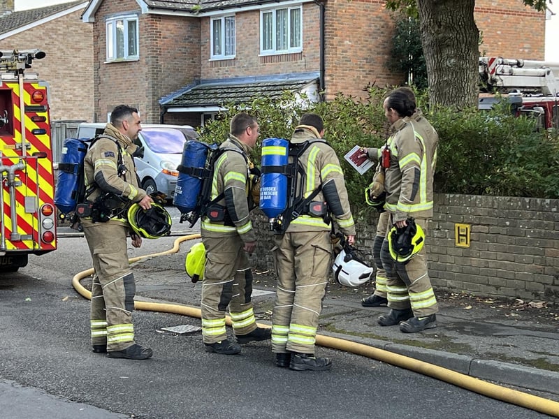East Sussex Fire and Rescue Service said they were called to The Acorns in Hailsham at 3.34pm on Thursday, September 26